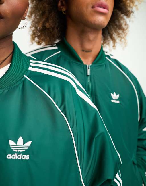 Green hot sale track jacket