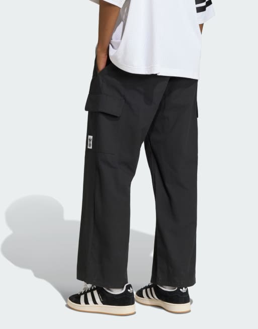 adidas Originals St cargo-bukser i sort, 2 af 4