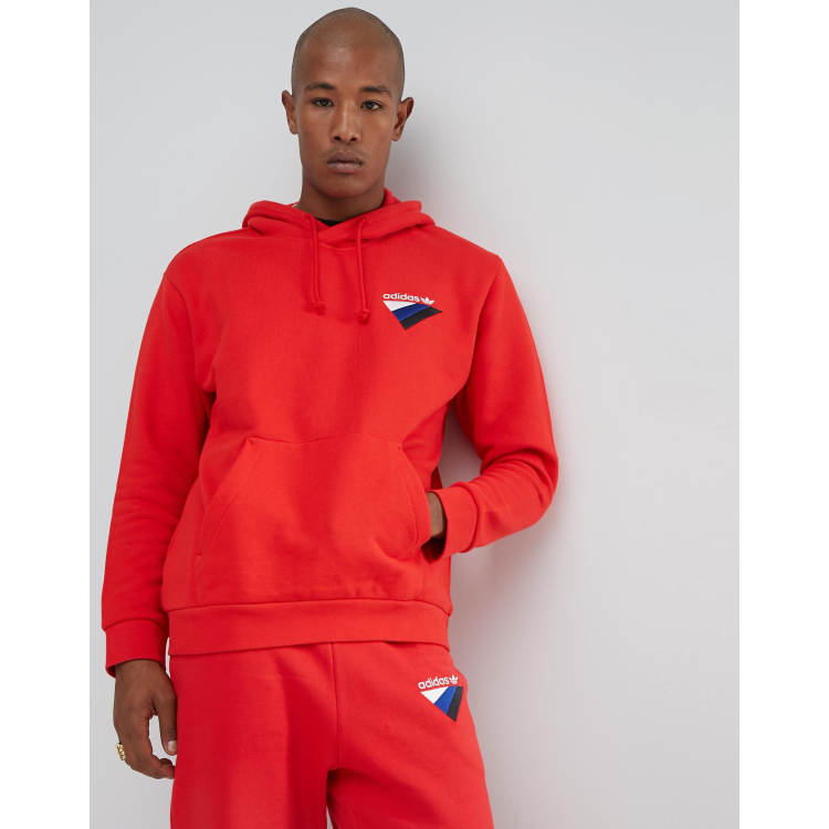 adidas Originals St Petersburg Pack Anichkov Hoodie In Red BS2196