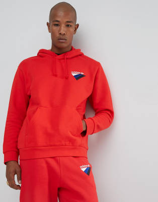 hoodie adidas rouge