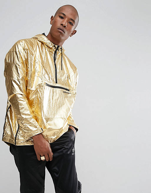 adidas Originals Petersburg Pack Metallic Jacket In Gold | ASOS
