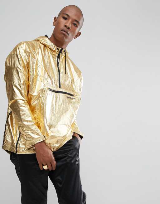 Adidas sales gold jacket