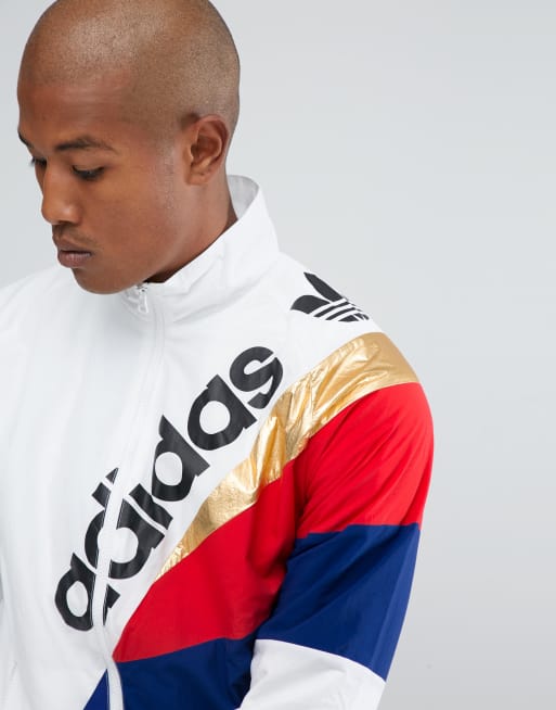 adidas Originals St Petersburg Pack Tribe Track Jacket In White