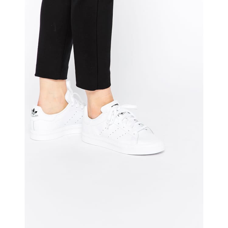 Womens adidas stan 2025 smith all white