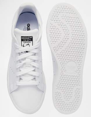 adidas originals stan smith all over white sneakers