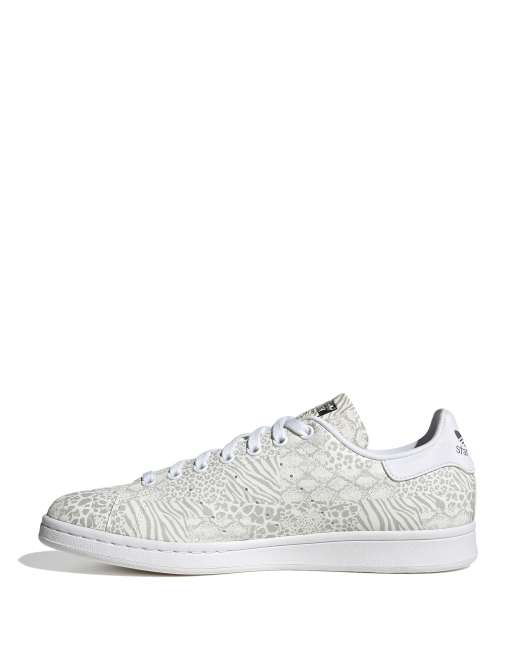 Adidas stan deals smith zebra print