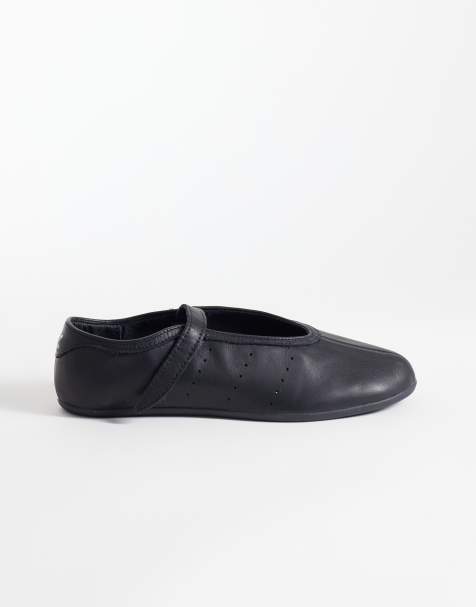 adidas Originals Stan Smith ballerina i sort - view 1