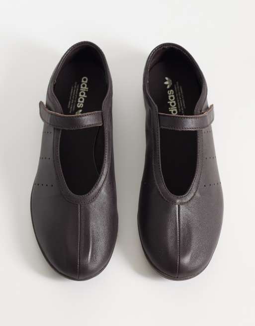 adidas Originals Stan Smith ballet flat in dark brown, 3 of 5