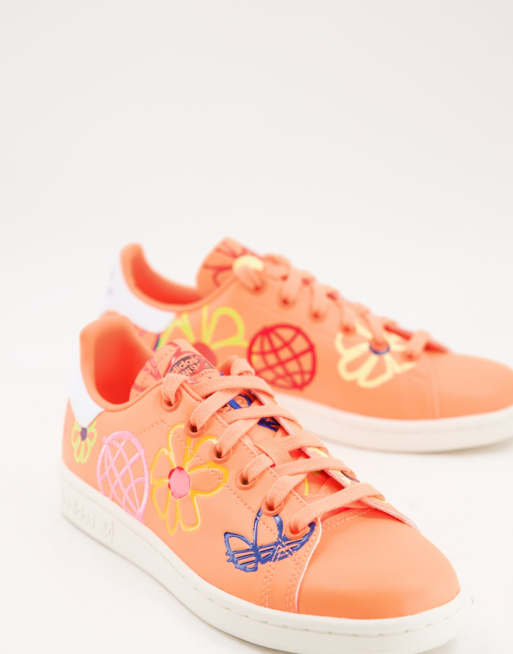 Stan smith shop ecaille Orange enfant