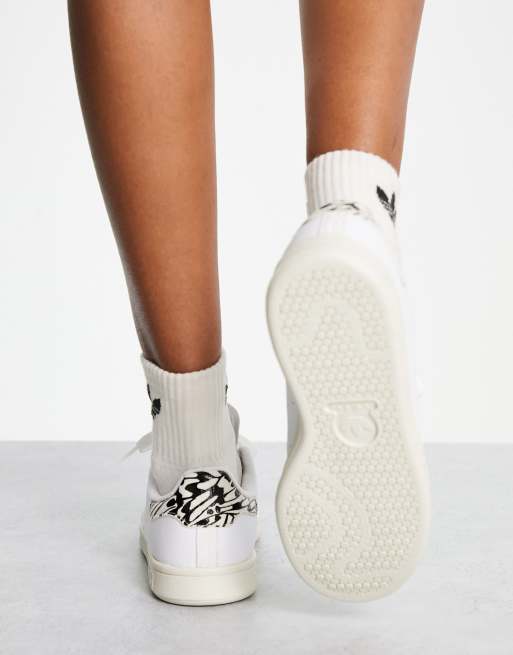 adidas Originals Stan Smith Baskets imprim z br Blanc