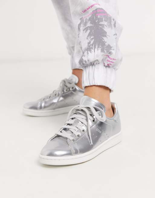 Stan smith femme argentée new arrivals