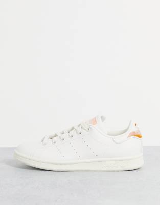 adidas Originals - Stan Smith - Baskets avec détails blush - Blanc | ASOS