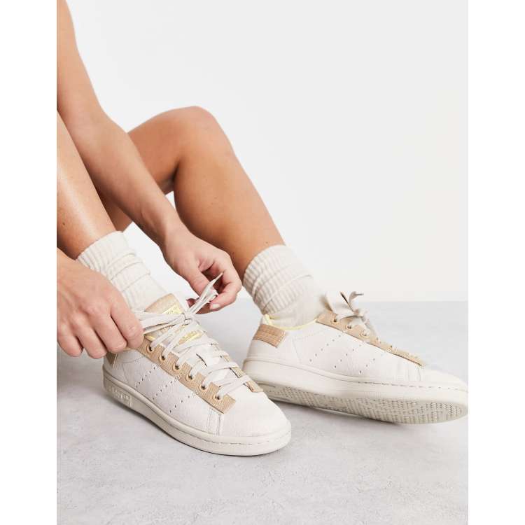 Stan smith store ecaille femme beige