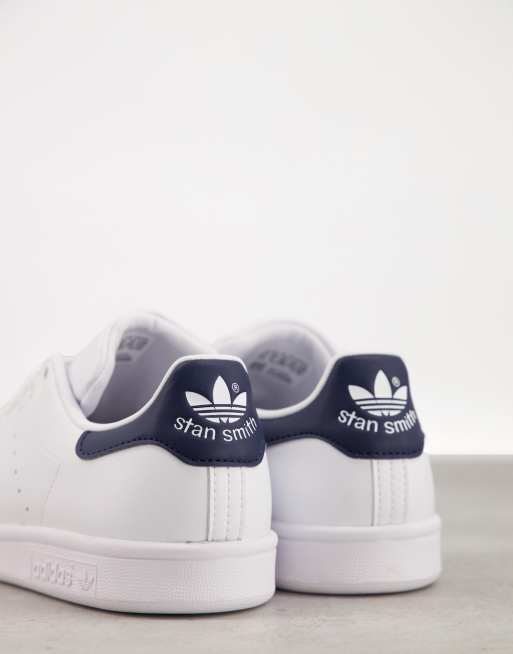 Stan smith femme store blanc et bleu