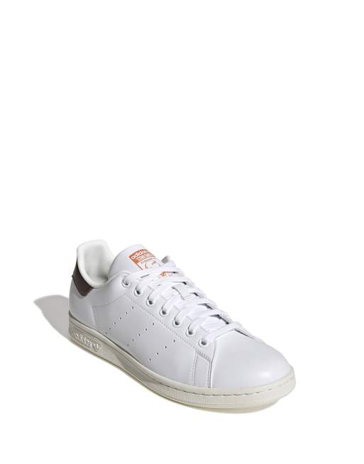 Stan smith blanche 2025 et orange