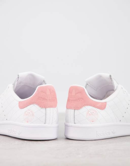 Stan smith shop rose et blanche