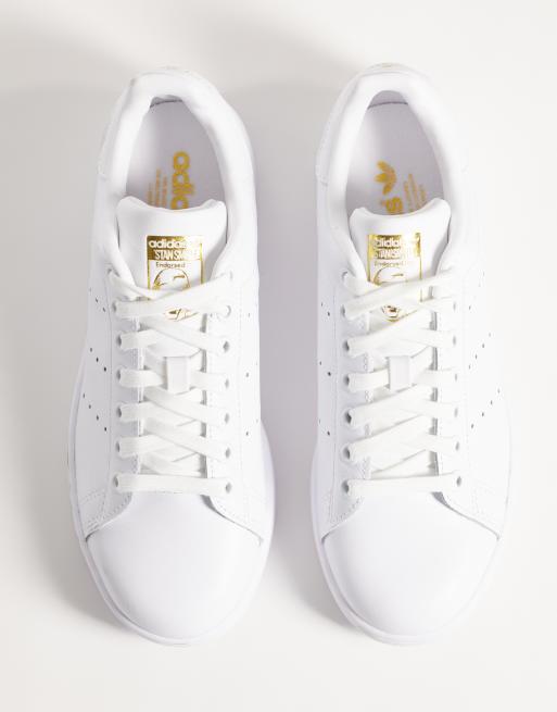 adidas Originals Stan Smith baskets blanches et dorées, 4 de 5