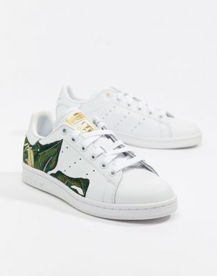 adidas stan smith flower embroidery femme chaussures