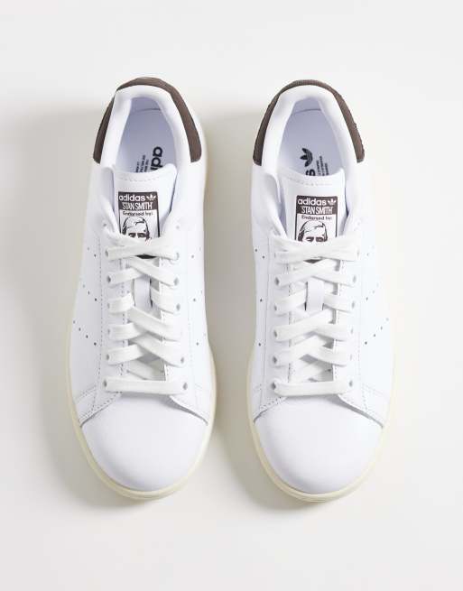 adidas Originals - Stan Smith - Baskets effet croco - Blanc et marron, 2 de 5