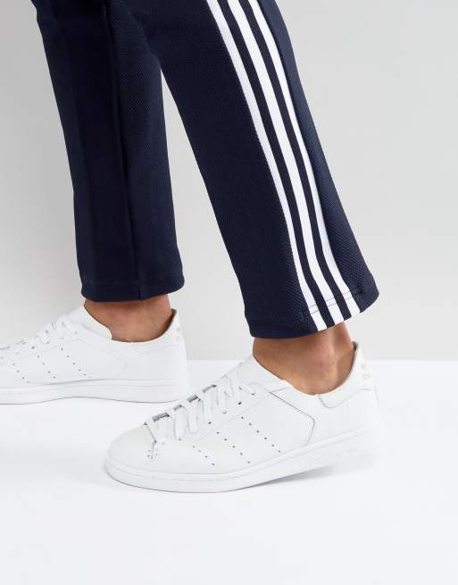 Stan smith clearance en cuir blanc