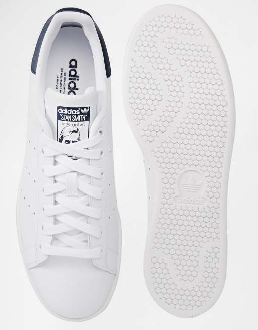 adidas Originals Stan Smith Baskets en cuir Blanc M20325 ASOS