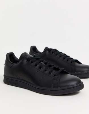 Stan smith shop cuir noir femme