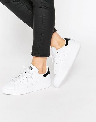 stan smith bold leather sneakers