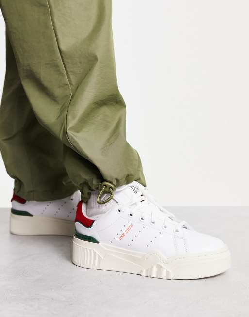 Stan smith best sale rouge et blanche