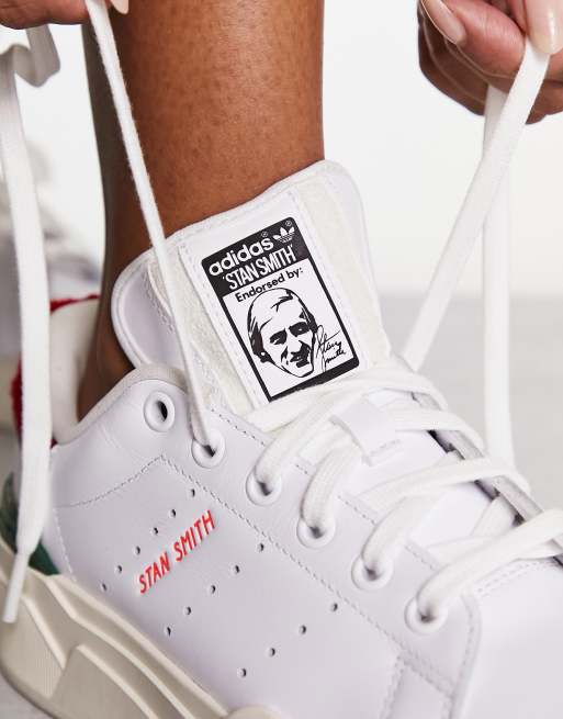 adidas Originals Stan Smith Bonega 2B platform sneakers in white