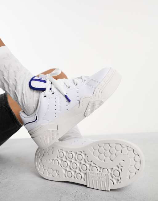 adidas Originals Stan Smith Bonega 2B trainers in white, 3 of 4
