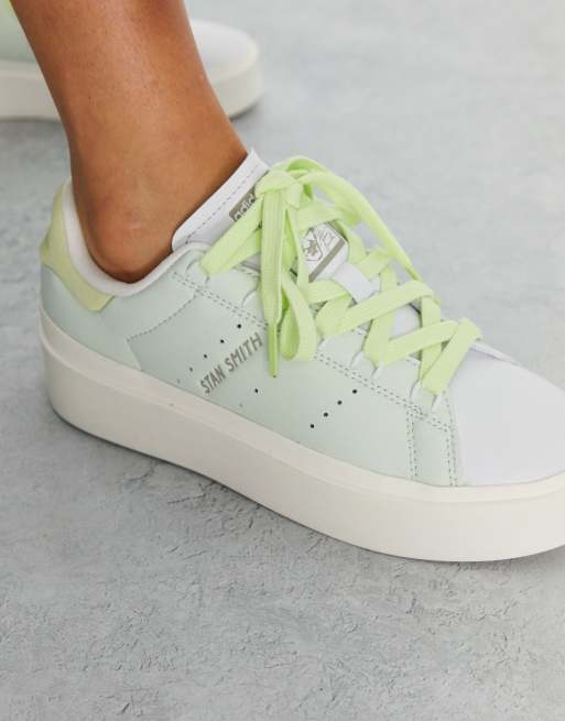 adidas Originals Stan Smith Bonega Baskets plateforme Menthe p le