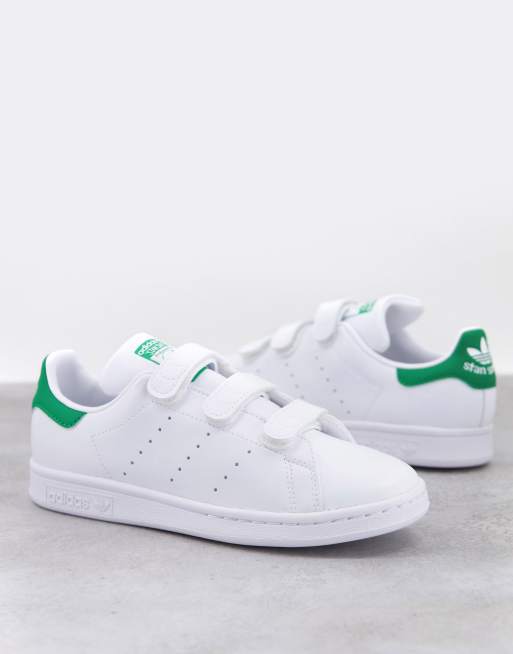 adidas Originals – Stan Smith – Buty sportowe w kolorze biało-zielonym – WHITE