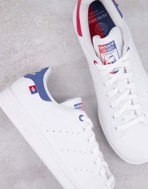 Stan smith bleu et rouge new arrivals