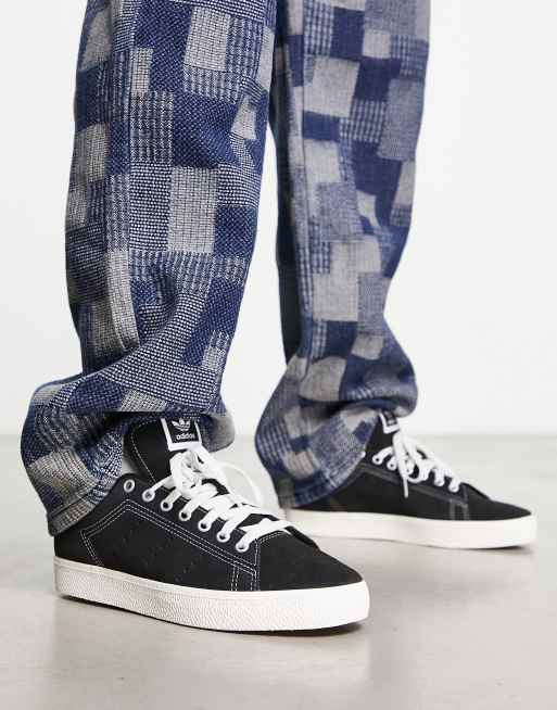 Adidas stan clearance smith nere camoscio