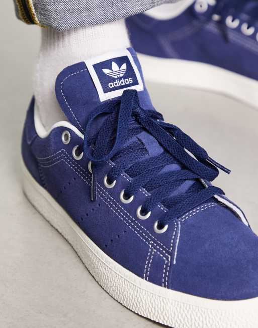 adidas Originals Stan Smith CS trainers in navy with contrast