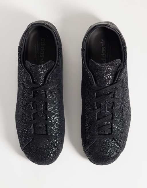 adidas Originals Stan Smith flache Sneaker in Schwarz, 2 von 5