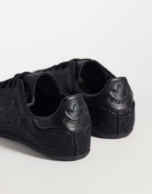 adidas Originals Stan Smith flache Sneaker in Schwarz, 3 von 5