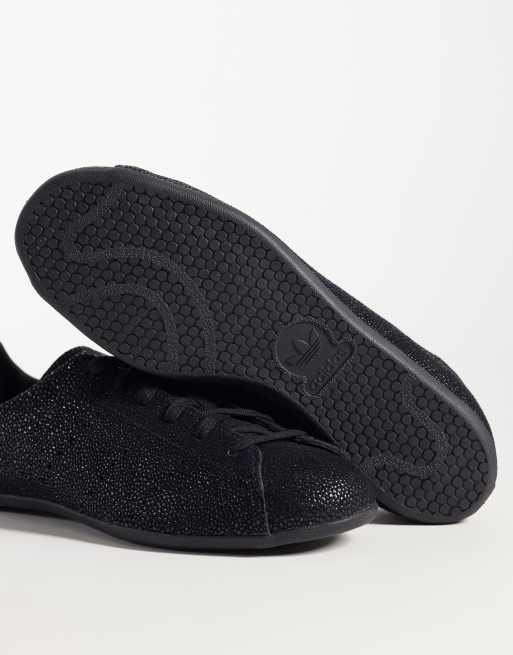 adidas Originals Stan Smith flache Sneaker in Schwarz, 5 von 5