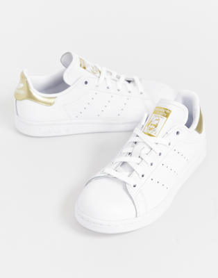 Adidas originals stan smith best sale in white and metallic gold