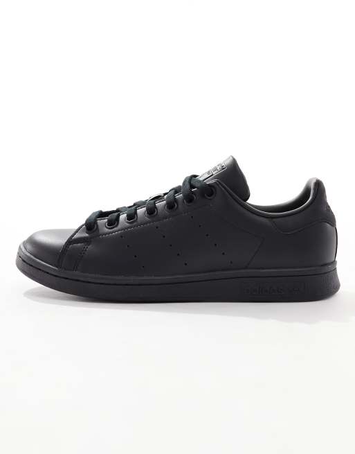 adidas Originals Stan Smith Komplett schwarze Sneaker ASOS