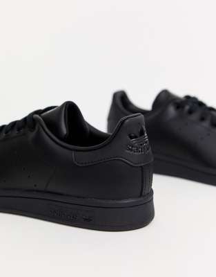 black leather adidas originals