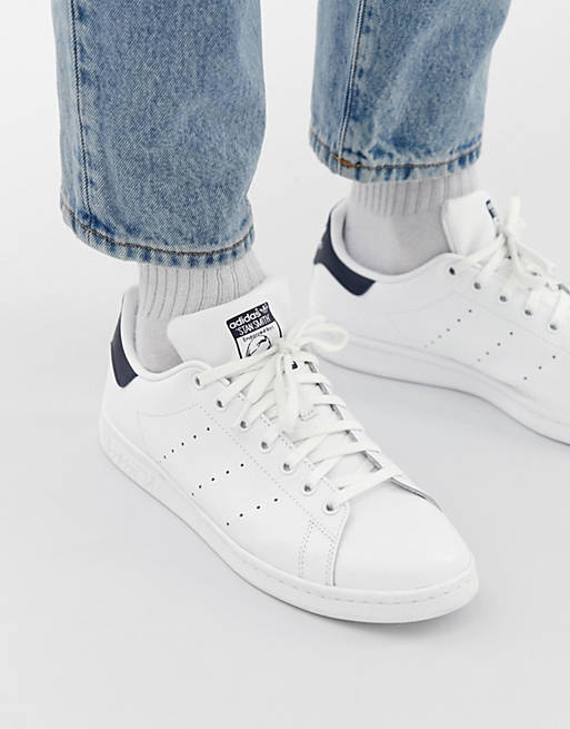مشودب adidas Originals Stan Smith leather sneakers in white m20325 مشودب