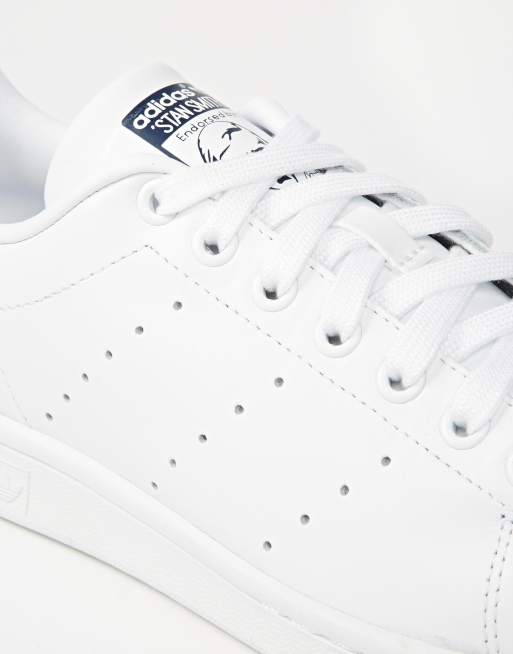 Adidas originals stan smith leather sneakers store in white m20325