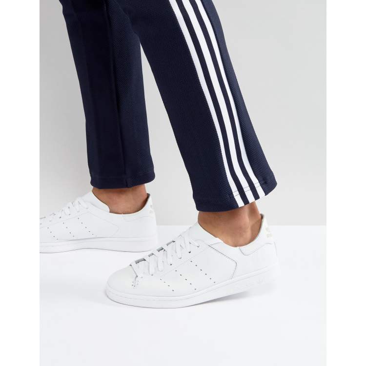 Originals Stan Smith Leather Sock Sneakers In White BZ0230 | ASOS