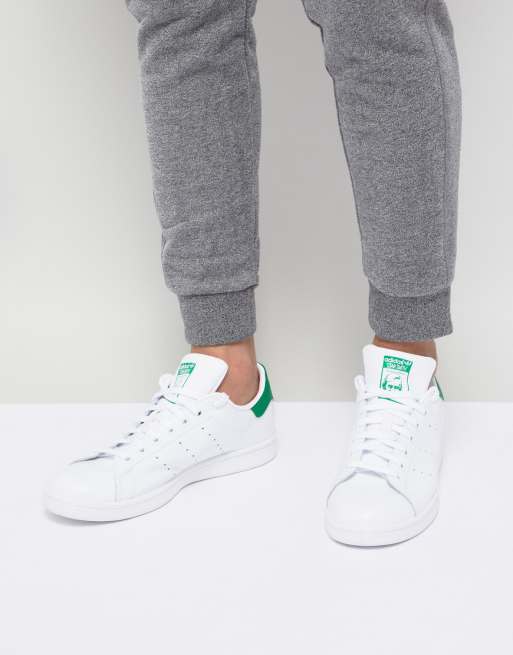 adidas Originals – Stan Smith – Ledersneaker in Weiß und Grün adidas Originals – Stan Smith – Ledersneaker in Weiß und Grün