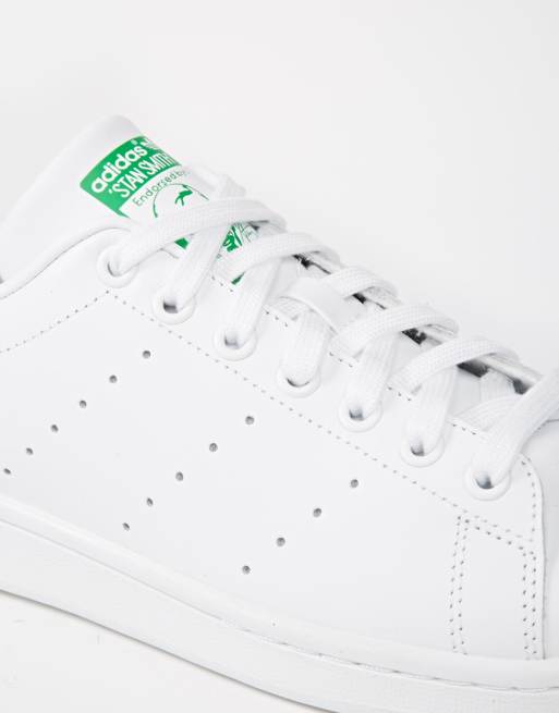 adidas Originals – Stan Smith – Ledersneaker in Weiß und Grün adidas Originals – Stan Smith – Ledersneaker in Weiß und Grün