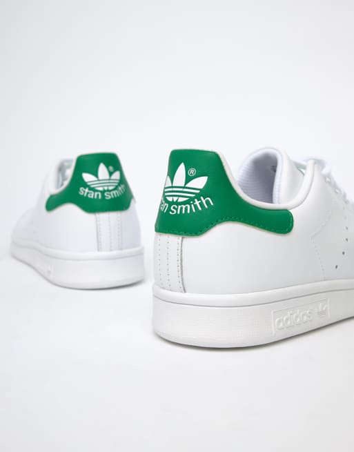 adidas Originals – Stan Smith – Ledersneaker in Weiß und Grün adidas Originals – Stan Smith – Ledersneaker in Weiß und Grün
