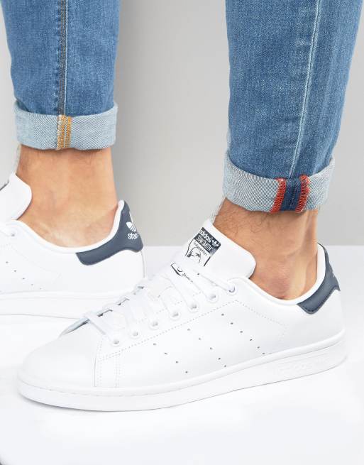 Champagne Antecedent een schuldeiser adidas Originals - Stan Smith - Leren sneakers in wit M20325 | ASOS