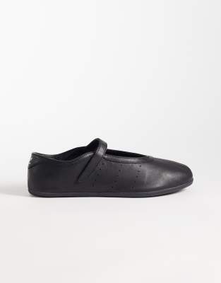 adidas Originals Stan Smith Lo Pro ballet flats in black