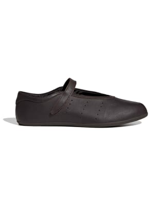 балетки adidas Originals Stan Smith Lo Pro коричневого цвета